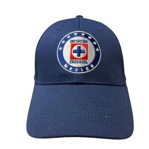 Cruz Azul Mexico City Futbol Soccer Club Hat Cap Blue FMF Official Snapback Dad